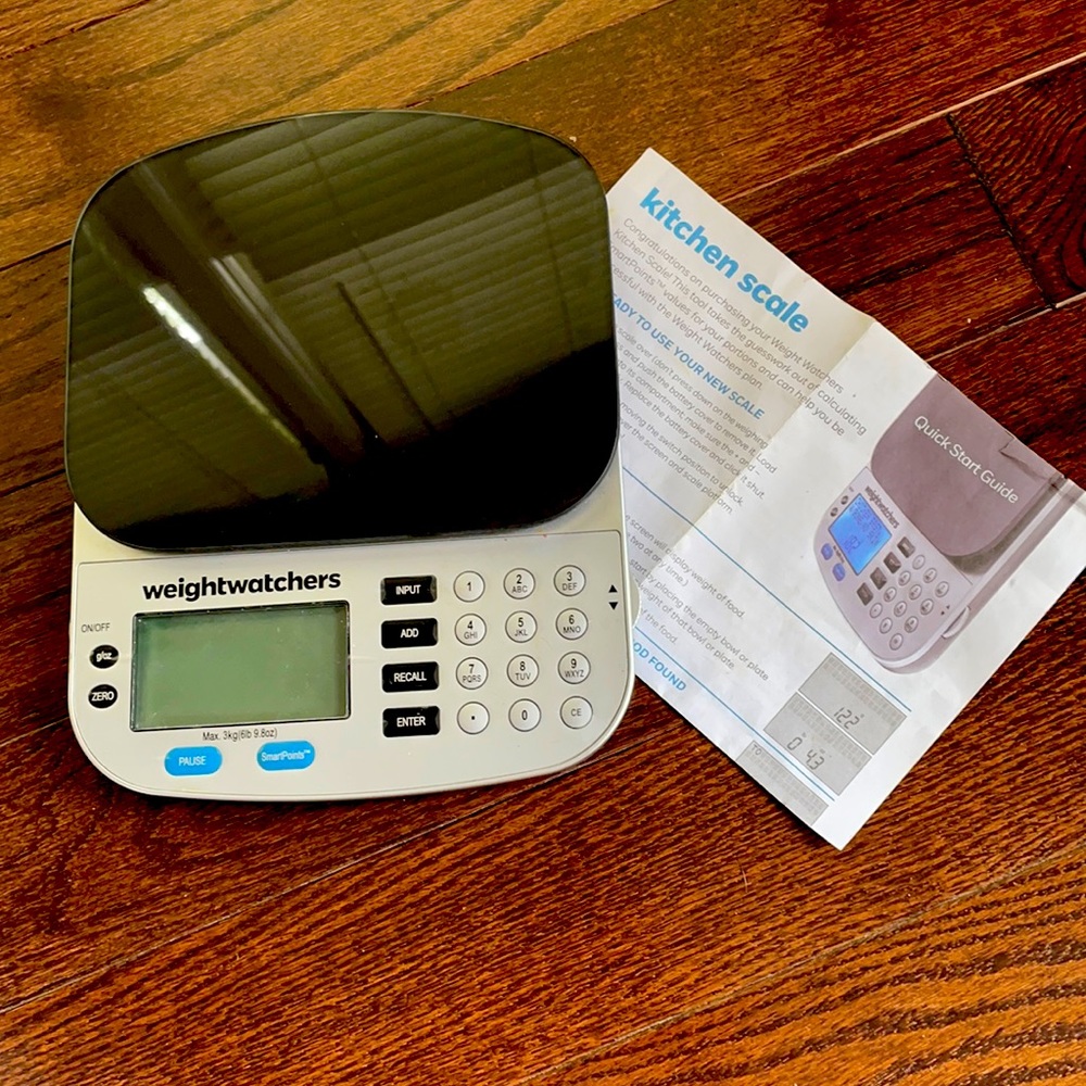 Weight watchers kitchen scale